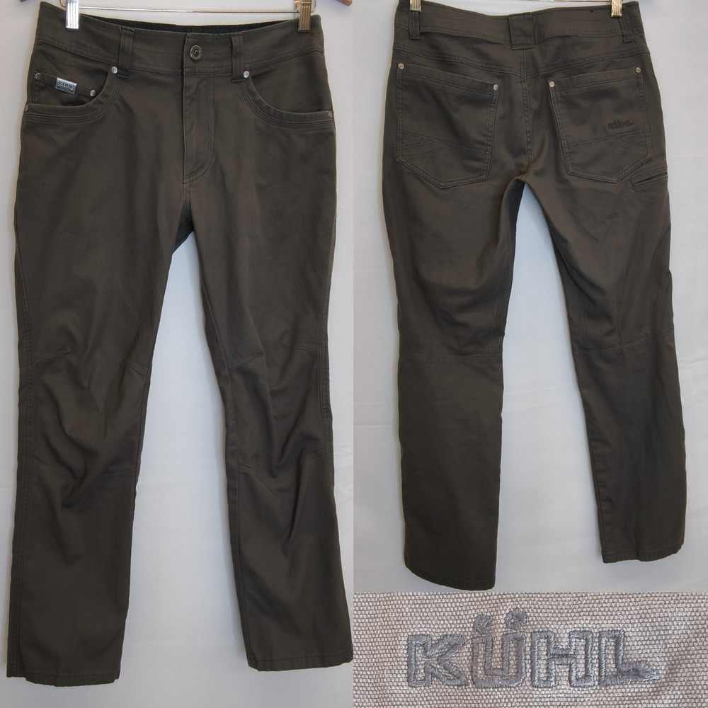 Kuhl Kanvus Jeans Men's 30" x 30" Gray Patina Die Stretch Canvas #W5240